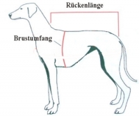 Hundepullover Sterne Pink 70 cm