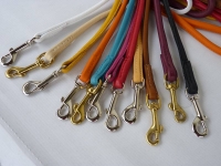 Rundlederleine  2 m - 4mm   Kleinhunde