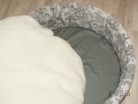 Das einzigartige Buddel-Kuschel Bett grau